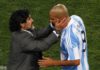Verón contra Maradona